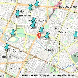 Mappa Via Giaveno, 10152 Torino TO, Italia (1.25)