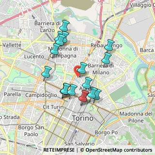 Mappa Via Giaveno, 10152 Torino TO, Italia (1.59722)
