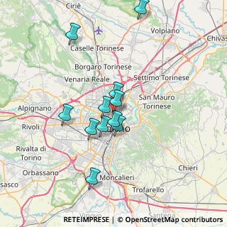 Mappa Via Giaveno, 10152 Torino TO, Italia (6.11909)