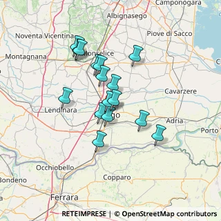 Mappa Via Giacinto Bisuccio, 45100 Rovigo RO, Italia (11.2725)