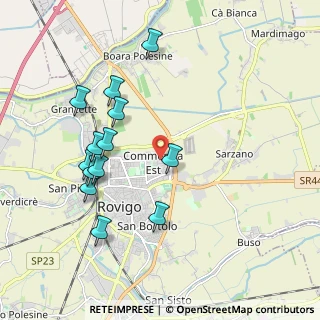 Mappa Via Giacinto Bisuccio, 45100 Rovigo RO, Italia (2.00923)