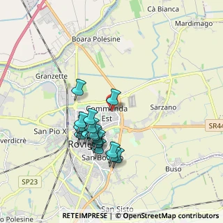 Mappa Via Giacinto Bisuccio, 45100 Rovigo RO, Italia (1.62263)