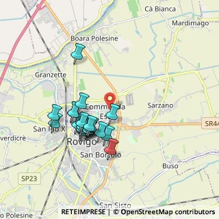 Mappa Via Giacinto Bisuccio, 45100 Rovigo RO, Italia (1.636)