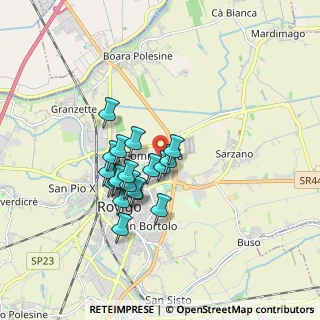 Mappa Via Giacinto Bisuccio, 45100 Rovigo RO, Italia (1.37053)