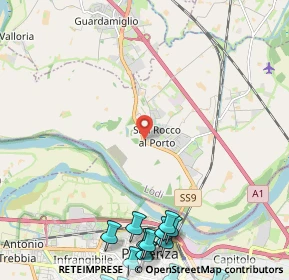 Mappa Piazza della Vittoria, 26865 San Rocco al Porto LO, Italia (3.63438)