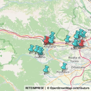 Mappa Via Sobrero, 10051 Avigliana TO, Italia (7.839)