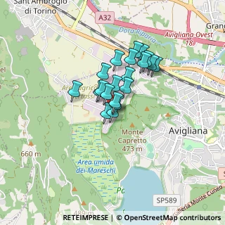 Mappa Via Sobrero, 10051 Avigliana TO, Italia (0.574)