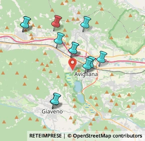 Mappa Via Sobrero, 10051 Avigliana TO, Italia (3.59667)