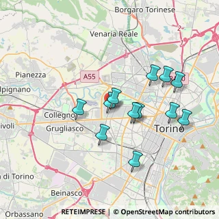 Mappa Via Pietro Cossa, 10146 Torino TO, Italia (3.325)