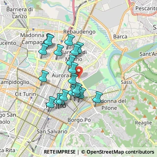 Mappa Via Amalfi, 10152 Torino TO, Italia (1.5855)