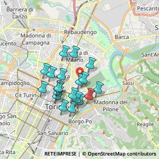 Mappa Via Amalfi, 10152 Torino TO, Italia (1.471)