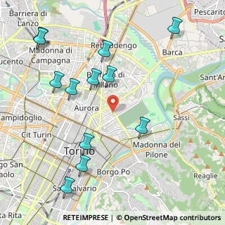 Mappa Via Amalfi, 10152 Torino TO, Italia (2.44833)