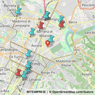 Mappa Via Amalfi, 10152 Torino TO, Italia (2.50615)