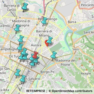 Mappa Via Amalfi, 10152 Torino TO, Italia (2.58118)