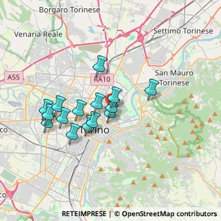 Mappa Via Amalfi, 10152 Torino TO, Italia (3.06667)