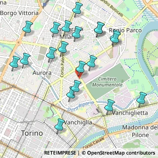 Mappa Via Amalfi, 10152 Torino TO, Italia (1.178)