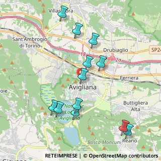 Mappa Via Porta Ferrata, 10051 Avigliana TO, Italia (2.14167)