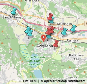 Mappa Via Porta Ferrata, 10051 Avigliana TO, Italia (1.56636)