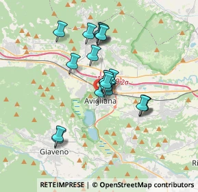 Mappa Via Porta Ferrata, 10051 Avigliana TO, Italia (2.779)