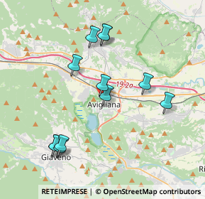 Mappa Via Porta Ferrata, 10051 Avigliana TO, Italia (3.88)