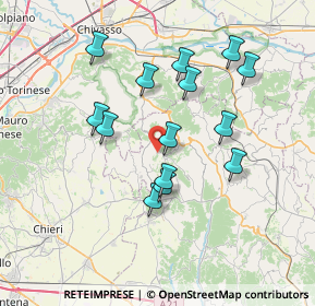 Mappa Albugnano, 14022 Albugnano AT, Italia (6.70071)