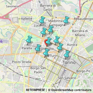 Mappa Via Luigi Cibrario, 10141 Torino TO, Italia (1.35636)
