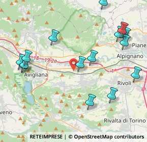 Mappa Strada Sant'Antonio di Ranverso, 10090 Buttigliera alta TO (4.94733)