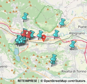 Mappa Strada Sant'Antonio di Ranverso, 10090 Buttigliera alta TO (3.8035)