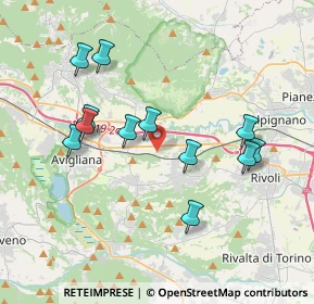Mappa Strada Sant'Antonio di Ranverso, 10090 Buttigliera alta TO (3.68917)