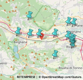Mappa Strada Sant'Antonio di Ranverso, 10090 Buttigliera alta TO (4.45846)