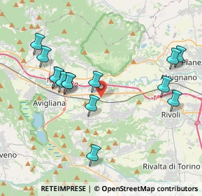 Mappa Strada Sant'Antonio di Ranverso, 10090 Buttigliera alta TO (4.12357)