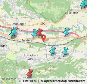 Mappa Strada Sant'Antonio di Ranverso, 10090 Rosta TO, Italia (2.60818)