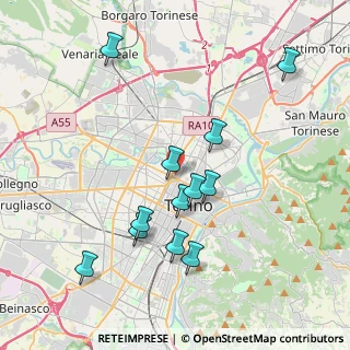 Mappa Via Maria Ausiliatrice, 10152 Torino TO, Italia (3.85917)