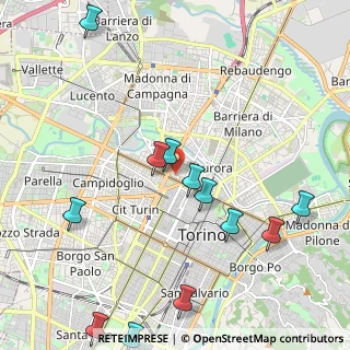 Mappa Via Maria Ausiliatrice, 10152 Torino TO, Italia (2.56667)