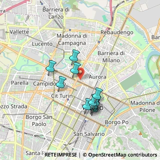 Mappa Via Maria Ausiliatrice, 10152 Torino TO, Italia (1.56091)