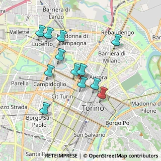 Mappa Via Maria Ausiliatrice, 10152 Torino TO, Italia (1.69083)