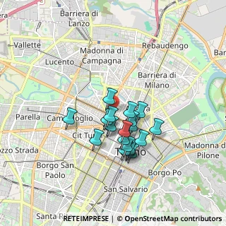 Mappa Via Maria Ausiliatrice, 10152 Torino TO, Italia (1.3345)