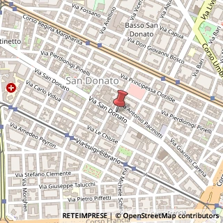 Mappa Via San Donato, 50, 10144 Torino, Torino (Piemonte)