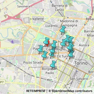 Mappa Largo Nicola Fabrizi, 10145 Torino TO, Italia (1.46786)