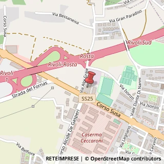 Mappa Corso Susa, 242, 10098 Rivoli, Torino (Piemonte)