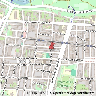 Mappa Via Salbertrand, 57, 10146 Torino, Torino (Piemonte)