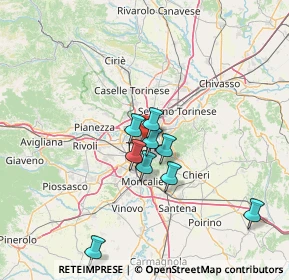 Mappa Via San Pietro in Vincoli, 10152 Torino TO, Italia (22.66385)