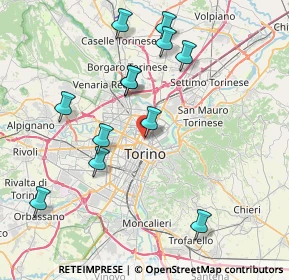 Mappa Via San Pietro in Vincoli, 10152 Torino TO, Italia (8.13333)