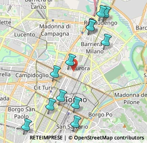 Mappa Via San Pietro in Vincoli, 10152 Torino TO, Italia (2.32583)