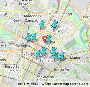 Mappa Via San Pietro in Vincoli, 10152 Torino TO, Italia (1.40455)
