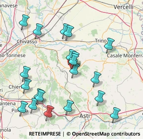 Mappa Via Asti, 15020 Murisengo AL, Italia (17.5435)