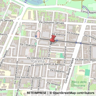 Mappa Via Carlo Capelli, 74, 10146 Torino, Torino (Piemonte)