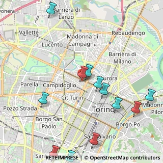 Mappa Via dell'Industria, 10144 Torino TO, Italia (2.59583)