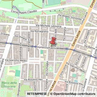 Mappa Via Nicola Fabrizi, 92, 10145 Torino, Torino (Piemonte)