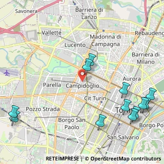 Mappa Via Musine, 10143 Torino TO, Italia (2.92417)